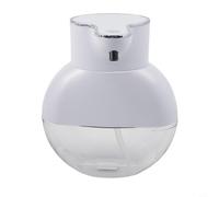 Distributeur de savon mural sans contact, pompe automatique rechargeable par USB, désinfectant pour les mains avec 4 capteurs réglables pour salle de bain, cuisine, bureau, blanc (B)