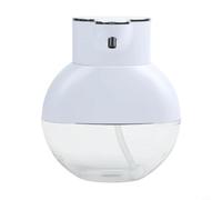 Distributeur de savon mural sans contact, pompe automatique rechargeable par USB, désinfectant pour les mains avec 4 capteurs réglables pour salle de bain, cuisine, bureau, blanc (A)