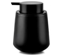 Distributeur de savon noir, distributeur de liquide vaisselle pour la cuisine et la salle de bain – distributeur de désinfectant, distributeur à pompe, distributeur de savon liquide, céramique, grande