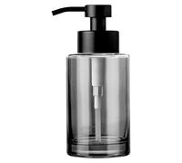 Distributeur de savon noir, distributeur rechargeable de 355 ml pour la salle de bains avec pompe en acier inoxydable, distributeur de savon pour les mains, flacon de lotion moderne pour la salle de b