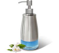 Distributeur de savon noir - Verre/Acier - 300 ml