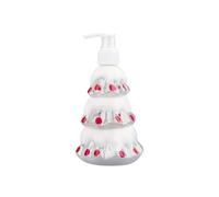 Distributeur de savon Père Noël, sapin de Noël, bouteille de crème pour les | Flacon pompe de vacances de 300 ml conçu avec un design étanche pour mettre en valeur les éviers de salle de bain et de