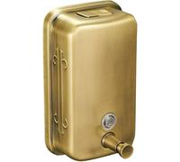 Distributeur de savon, pompe manuelle de distributeur, bouteille de pompe, acier inoxydable 304 Sus bronze antique fixé au mur 1000 ml cuisine salle de bain shampooing for les mains Sd1004 A ( Color :