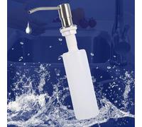 Distributeur de Savon pour Évier de Cuisine 300ML, Diffuseur Pompe Liquide, Caché Distributeur Liquide Vaisselle pour évier de Cuisine et kit de Tube