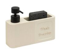 Distributeur de savon Terra rectangulaire 250ml beige