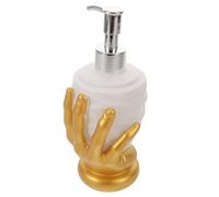 Distributeur de Savonnette Gothique Cœur Anatomique en Vinyle, Pompe | Rechargeable, Mécanisme, pour Comptoir et Évier Cuisine, Style Halloween, Couleur Or