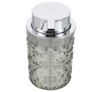 Distributeur de Savonnette Moussant en Verre Transparent, Rechargeable | Remplissage Facile, Usage Polyvalent, pour Nettoyant Visage et Gel, la Cuisine et Salle de Bain