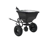 vidaXL Epandeur manuel de sel à tirer PVC acier 125x74x79cm 45L