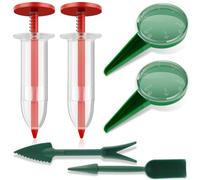 Distributeur de semis pour mini kit portable avec contrôle à 5 vitesses et compatibilité avec les composants de transplantoir et perforateur (rouge)