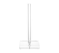 Distributeur de serviettes - Accessoire à montage vertical transparent, support pour mouchoirs pour essuyer les mains, composant d'organisation contemporain, support pour la maison à accessibilité max