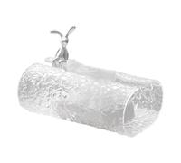Distributeur de serviettes en acrylique avec motif vagues d'eau | Organisateur léger et moderne, support de table pour la salle de bain à la maison pour mouchoirs pour le visage, coiffeuse