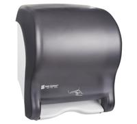 Distributeur de serviettes en papier, couleur noir perle, pour rouleaux de 200 mm, à fixer au mur