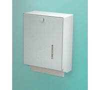 Distributeur de serviettes en papier pliable CWS 750 type 823 + serrure alu b...