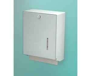 Distributeur de serviettes en papier pliable CWS 750 type 823 + serrure alu b...