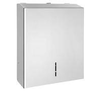 Distributeur de serviettes en papier Sapho 285 x 370 x 105 mm, acier inoxydable poli