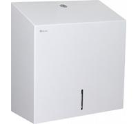 Distributeur de serviettes pliées STELLA MAXI métal blanc