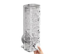 Distributeur De Shampoing sans Perçage - Distributeur De Savon De Douche Mural | Distributeur De Savon Pressé À Ventouse De 450 ML, Distributeur De Shampoing De Douche À Design Pressé pour Shampoing,