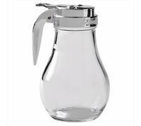 Distributeur de sirop, bouteille en verre anti-goutte pour sirop d'érable et miel, récipient compatible lave-vaisselle
