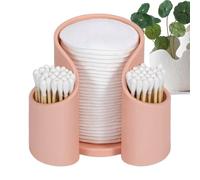 Distributeur de soie de salle de bain - Support Qtip de bureau | Accessoire de salle de bain couleur brillante pour écouvillons de soie et de coton, idéal pour les comptoirs, les tablettes de dressage