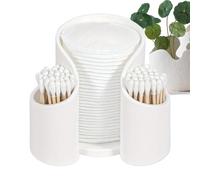 Distributeur de soie de salle de bain - Support Qtip de bureau | Accessoire de salle de bain couleur brillante pour écouvillons de soie et de coton, idéal pour les comptoirs, les tablettes de dressage
