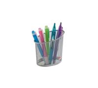 Distributeur de trombones Mesh, en fil d'acier, gris