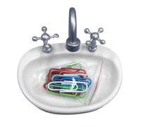 Distributeur de trombones pour évier de robinet, distributeur d'épingles d'