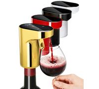 Distributeur de vin électrique avec aérateur, capacité de 1 à 999 ml, finition dorée