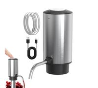 Distributeur de vin électrique réutilisable et intelligent | Bouteille en acier inoxydable pour femmes, hommes, amoureux, bouteilles, verres, cuisine, salle à manger, maison, bar, salon