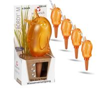 'Distributeur d'eau "bordy couleur orange, dimensions : 20 cm, contenu 220 ml pour jusqu'à 4 jours d'irrigation de vos plantes 20cm Orange