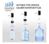 Distributeur d'eau en bouteille, pompe à eau potable à chargement USB, distributeur d'eau électrique portable, interrupteur pour bo