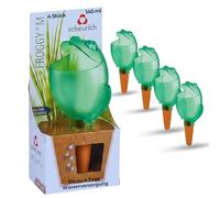 'Distributeur d'eau "Froggy M Couleur Vert Taille 15 cm, contenu 140 ml pour jusqu'à 4 jours d'irrigation de vos plantes 15cm vert