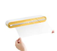 Distributeur d'emballage de Cuisine, Rangement Papier Alu Et Film Alimentaire, Dérouleur Film Alimentaire pour Cuisine, Distributeur De Film, pour Couper Le Film Alimentaire, Le Papier d'aluminium