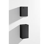 Distributeur d'essuie-mains en papier Hewi System 900 900.06.00960 DC en acier inoxydable avec revêtement par poudre noir mat profond