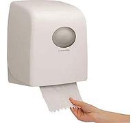 Distributeur d'essuie-mains roulés Slimroll Aquarius 6953, blanc, 1 x distributeur d'essuie-mains