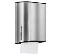 Distributeur d'essuie-tout Keuco Plan 14985210000 finition inox / noir