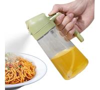 Distributeur d'huile 2 en 1 - 470 ml - Pulvérisateur d'huile de cuisine Mister pour rôtir à l'air, frire, grill, salade, cuisson | Vaporisateur fin réglable, matériau sans BPA avec aliments