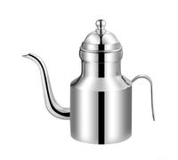 Distributeur d'huile en acier inoxydable de 310 ml, flacon verseur de vinaigre avec bec verseur anti-goutte, récipient d'huile d'olive et pot à sauce pour cuisine, pot de stockage d'huile de cuisine