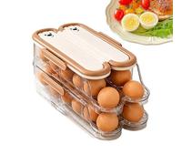 Distributeur d'œufs pour réfrigérateur Distributeur transparent empilable | Organisateur à œufs de réfrigérateur Maison, restaurant, cuisine, plan de travail, placard, comptoir,