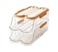 Distributeur d'œufs pour réfrigérateur Grand Distributeur Transparent | Range-œufs de frigo pour cuisine, comptoir, placard, garde-manger et congélateur