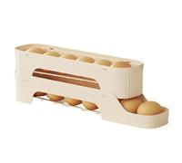Distributeur D'œufs Pour Réfrigérateur Organisateur D'Œufs Roulant | support bac roulant distributeur étagé pour rangement cuisine placards garde-manger plan