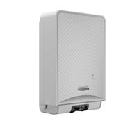 Distributeur électronique de savon et de désinfectant Kimberly-Clark Professional ICON (53694), boîter gris avec façade Mosaïque Argentée ; 1 distributeur et façade par colis