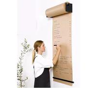 Distributeur et coupe-papier de boucher, support de rouleau de papier kraft robuste pour bureau, ferme, garde-manger, café, bar, 91,4 cm de large