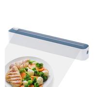 Distributeur Et Découpeur D'emballage Pour Film Étirable Et Papier D'aluminium, Distributeur De Film, Dérouleur Film Alimentaire Pour Cuisine, Organisateur De Stockage De Coupe-Emballage 2 En 1