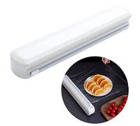 Distributeur Film Alimentaire Coupe Papier - Accessoires de Restaurant Cutter Découpage Organisateur Convient Aux Largeurs InféRieures à 32 CM pour Feuille D'aluminium Emballage Plastique
