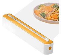 Distributeur Film Alimentaire Magnétique - Rangement Papier Alu Et Film Alimentaire, Distributeur Papier Aluminium Et Film Pratique - Dérouleur Film Alimentaire (Livré avec un film plastique)