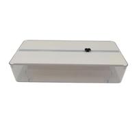 Distributeur Film Étirable Organisateur transparent antidérapant | Distributeur Film Alimentaire Pour Plan De Travail Cuisine Tiroir Placard Pellicule Étirable Cuisson