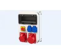Distributeur fixe 32A/5P 16A/5P 2GS ECOLINE 90EKO003