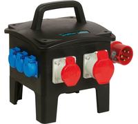 Distributeur fixe en caoutchouc, portable, noir - Combinaison CEE-prise portable IP44 6493025