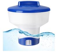 Distributeur Flottant Piscine 5 Pouces, Diffuseur Chlore pour Tablettes, Flotteur Chimique pour Piscine et Spa