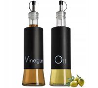 Distributeur KADAX pour condiments liquides, bouteille en verre, huile et vin...